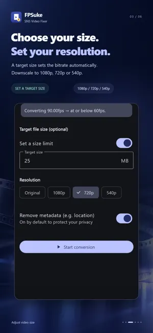 SNS Video Fixer - FPSuke - screenshot 3