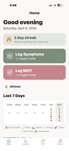 MenoCompass screenshot