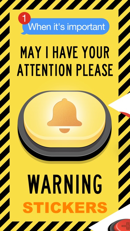 Warning & Notification Sticker