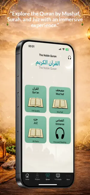 Quran & Qibla - Prayer Times screenshot 2
