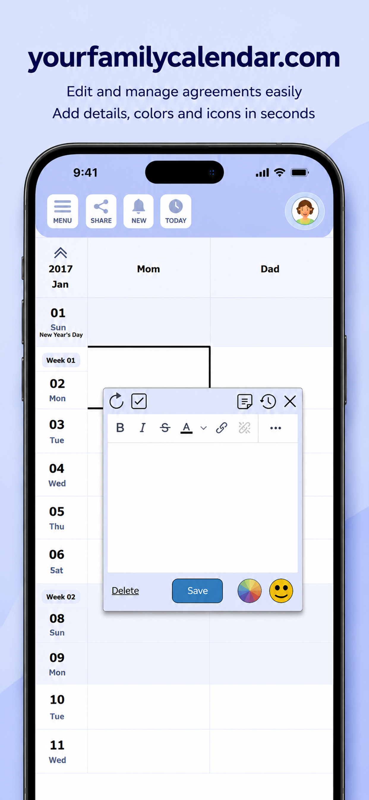 Your Family Calendar screenshot 6