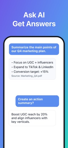 DoMore - Next-Gen AI Notebook iPhone screenshot