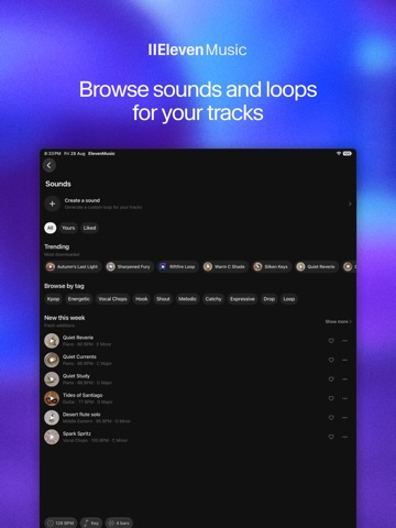 ElevenMusic: Create AI Songs iPad screenshot