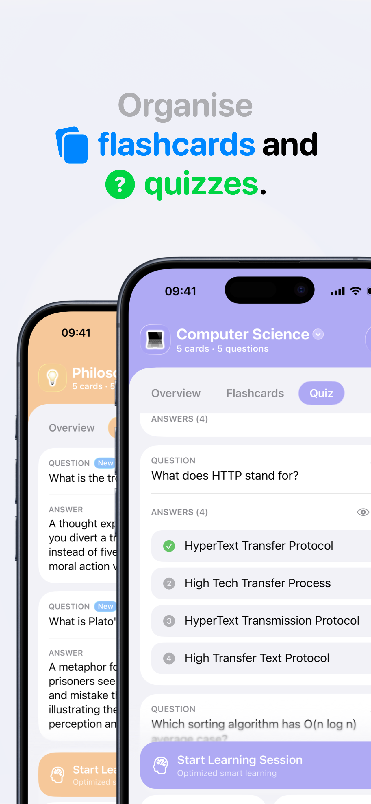 Flashio: AI Flashcards & Quiz