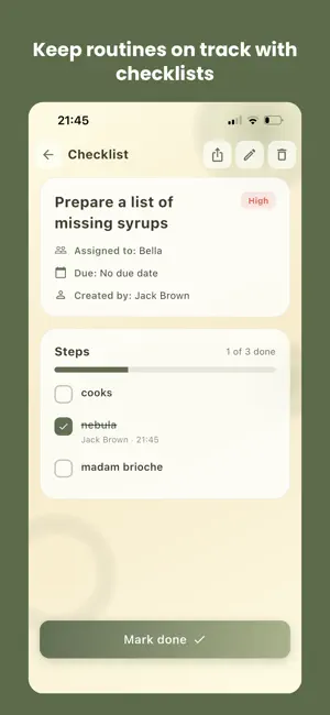 Cafe Simply: Shift Manager screenshot 3