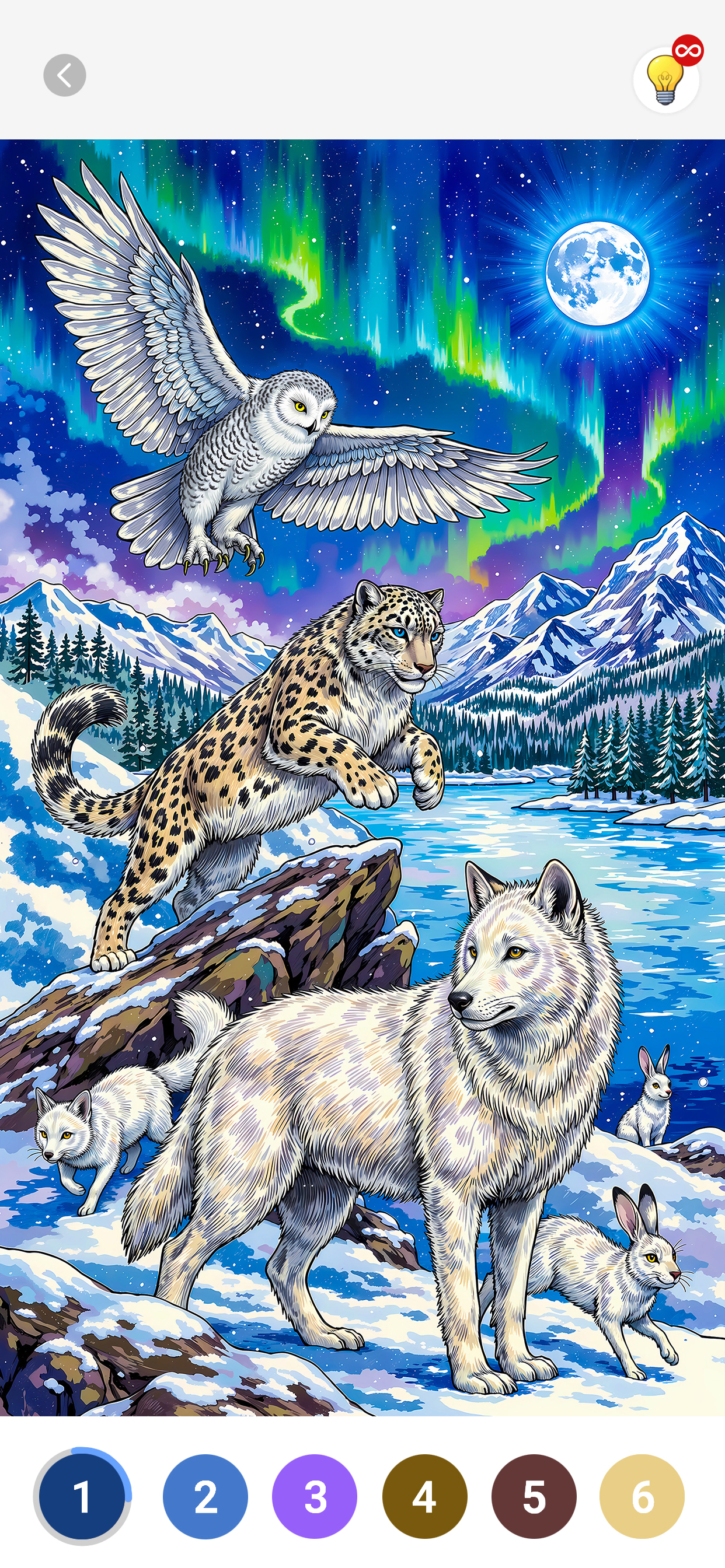 Wild Animal Color by Numbers screenshot 8