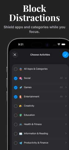 Zone: Focus Timer & Blocker screenshot