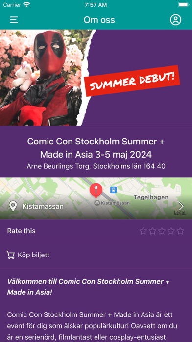Heroes Comic Con Nordics Screenshot