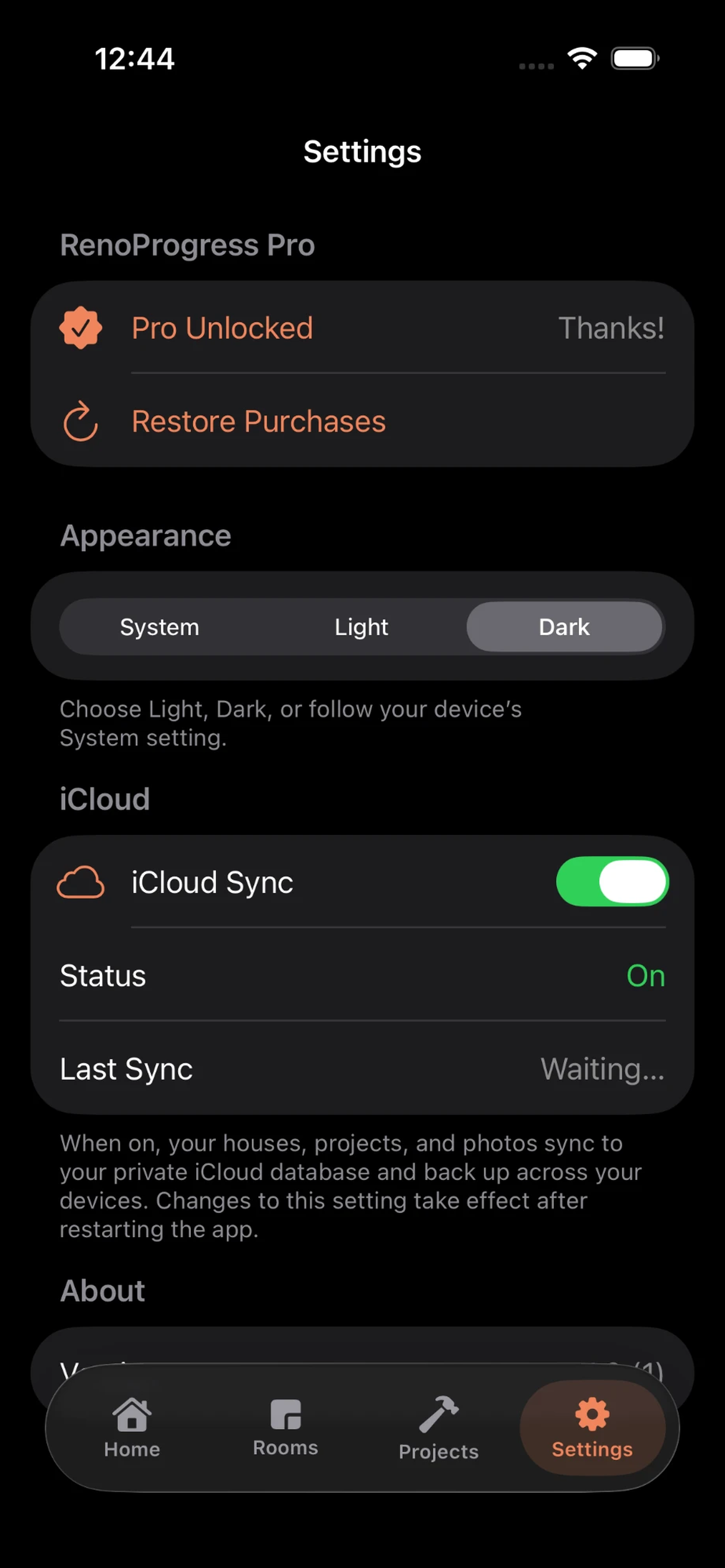 RenoProgress screenshot 10
