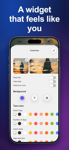 Countdown Widget Timer screenshot 4