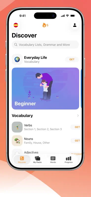 Aprender Español - Curso Fácil screenshot 5 of 5