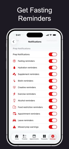 LabReady: Fasting Tracker iPhone screenshot