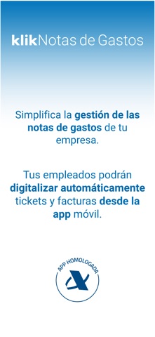 Klik | Notas de Gastos app screenshot