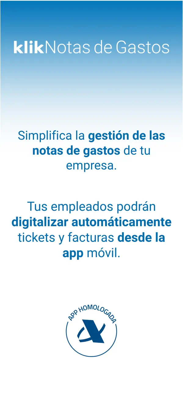 Screenshot #1 pour Klik | Notas de Gastos