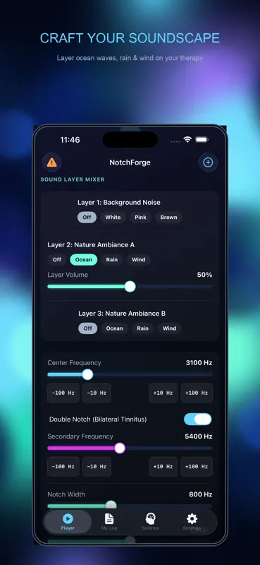 NotchForge: Ear Ringing Relief screenshot 2 of 6