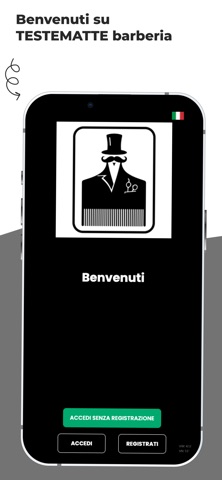 TESTEMATTE barberia iPhone screenshot