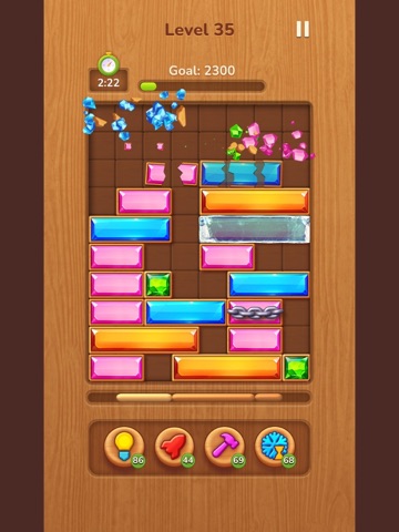 Slidy - block slide puzzle iPad screenshot