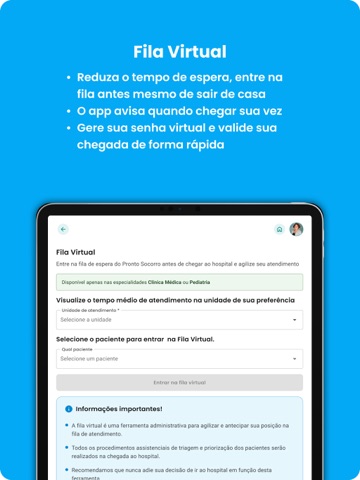 Meu Mater Dei Paciente iPad screenshot 5
