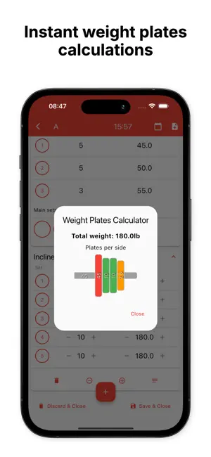 5x5 Workout Lifting Tracker screenshot 2