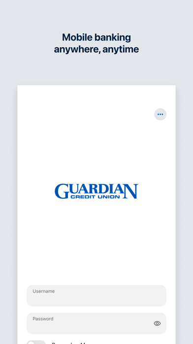 Guardian Credit Union Alabama iPhone screenshot