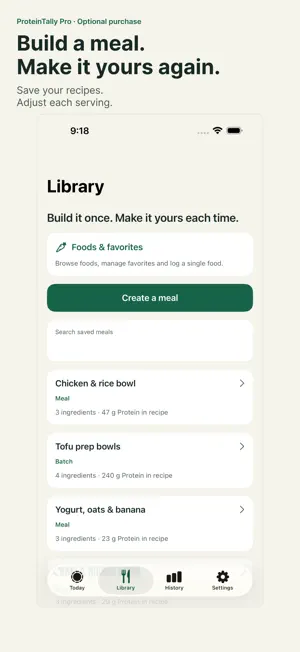 ProteinTally: Protein Tracker screenshot 3