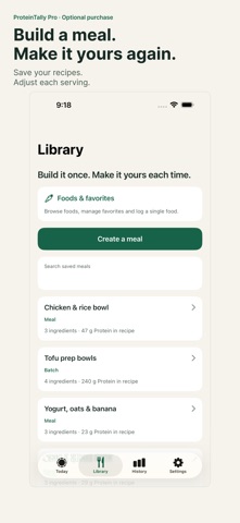 ProteinTally: Protein Tracker Screenshot 3 of 6