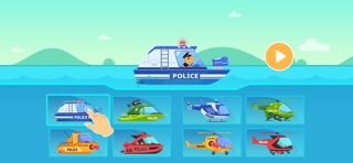 Dinosaur Police Games for kids iPhone screenshot
