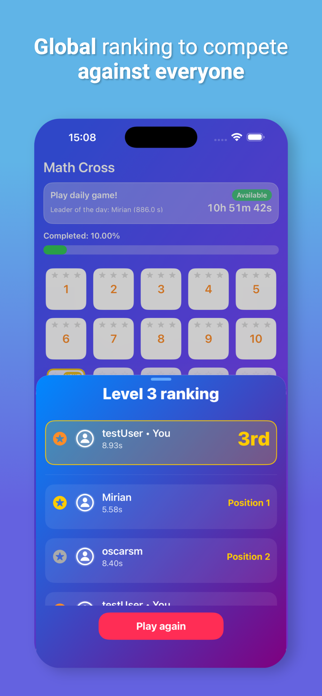 Math Cross: Number Puzzle Screenshot 3 of 5