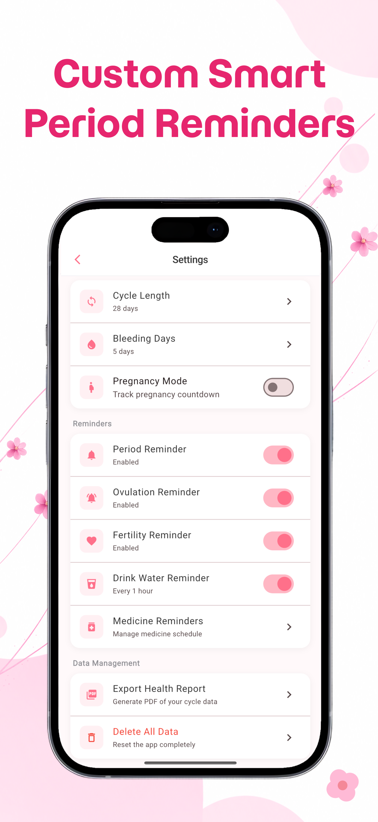 Period Tracker: Cycle & Baby screenshot 10