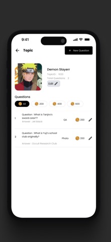 TAC Admin App screenshot