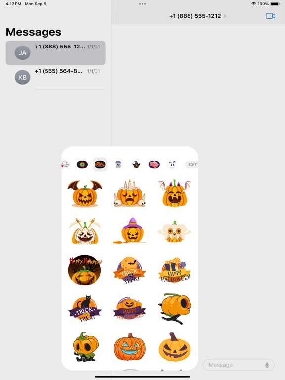 Screenshot #4 pour Haunted Pumpkin Emojis