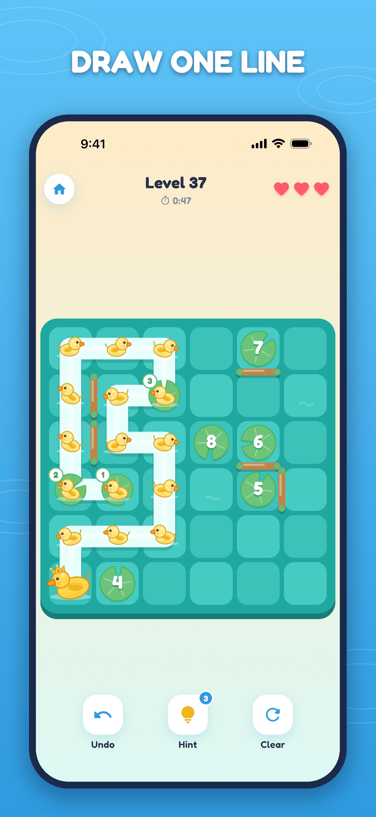 Screenshot 1 of Ducky Line!