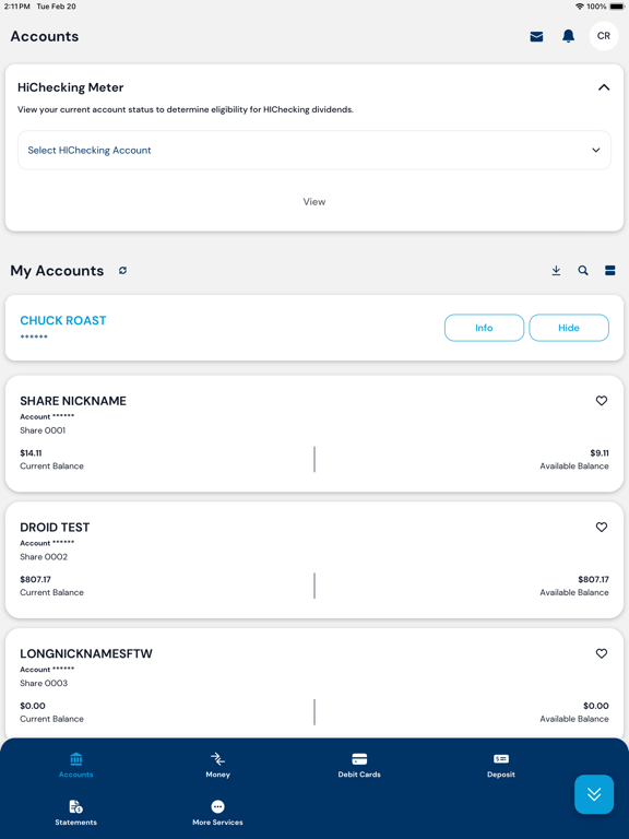 Screenshot #5 pour Park Community CU Mobile