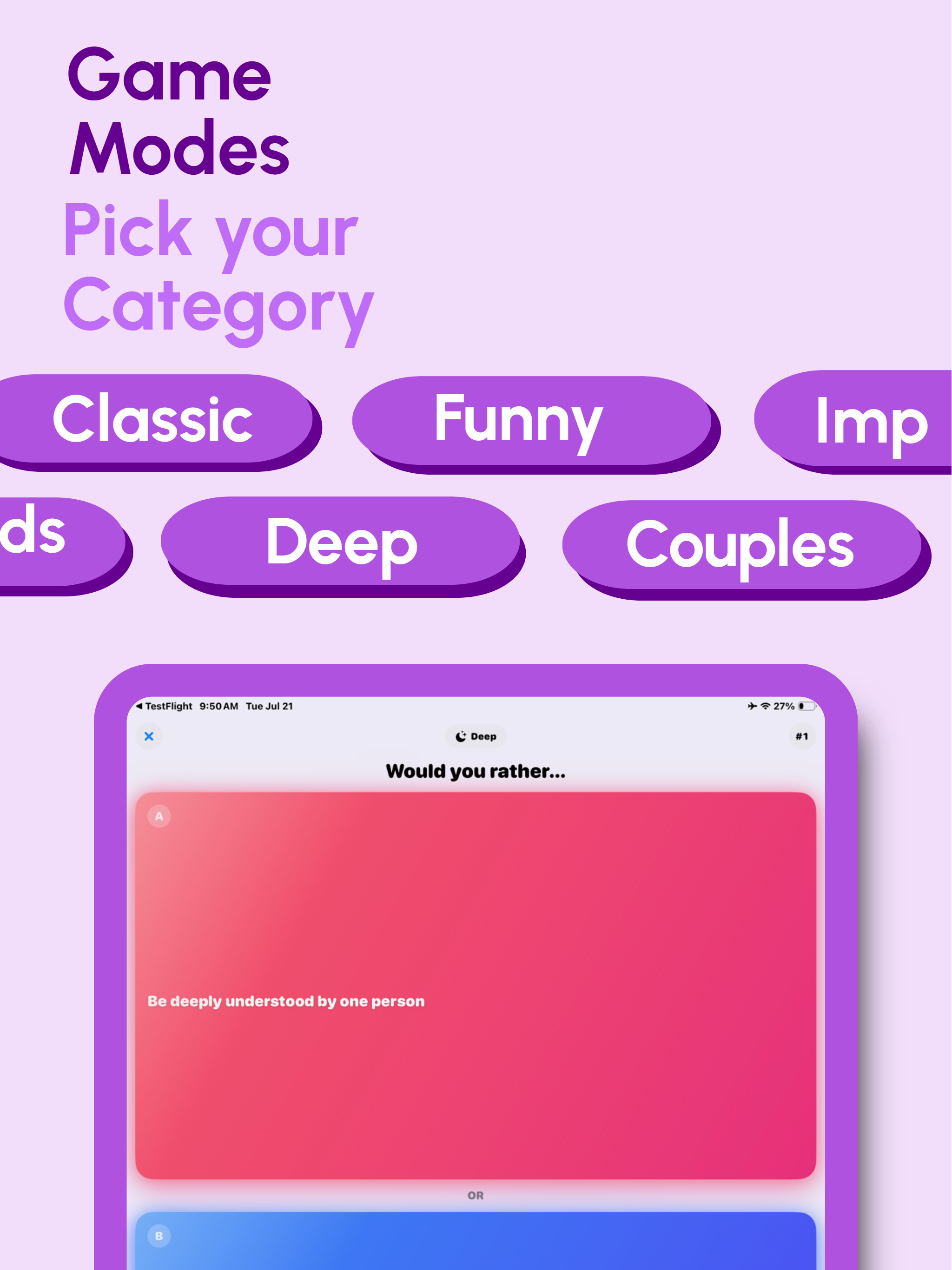 Would You Rather Gametime AI screenshot 12