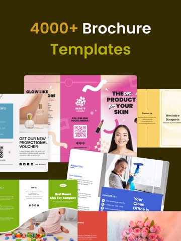 Brochure Maker: Create Catalog iPad screenshot