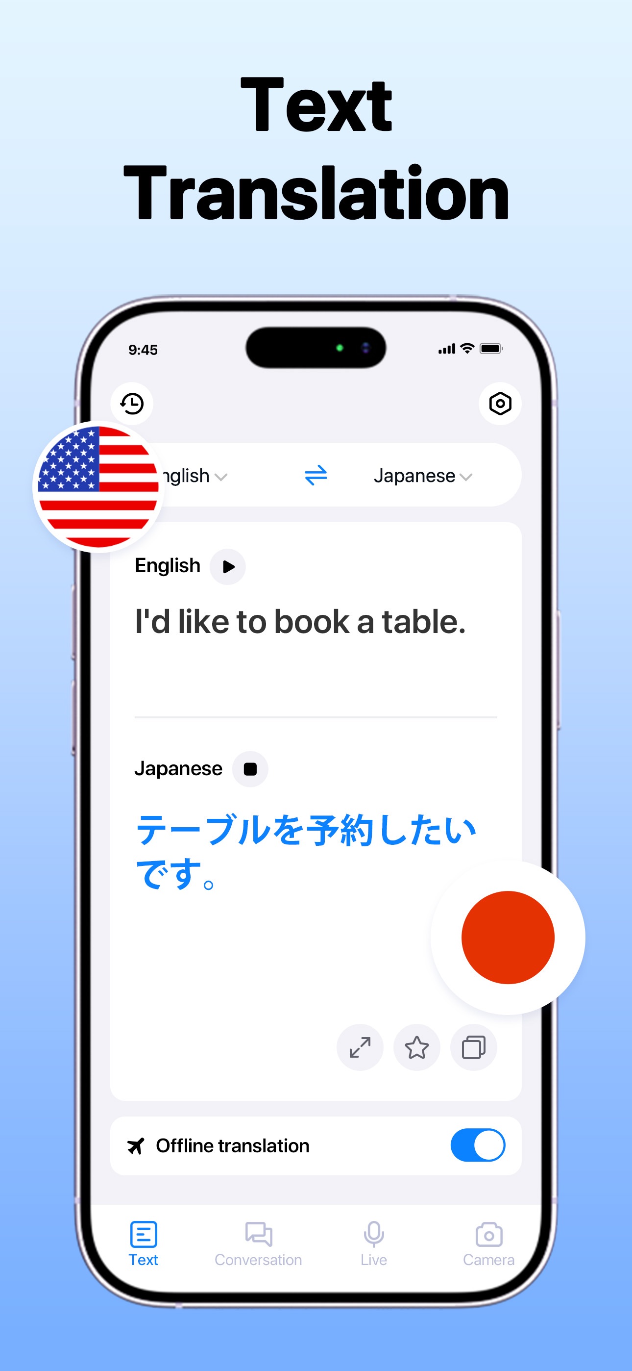 Screenshot 4 of Live AI Translate: Translator