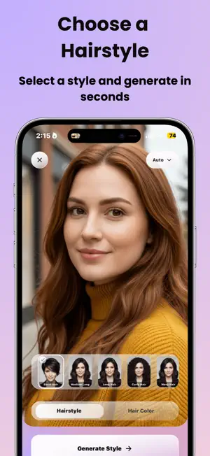 AI Hair Styler: Hair Try-On screenshot 3