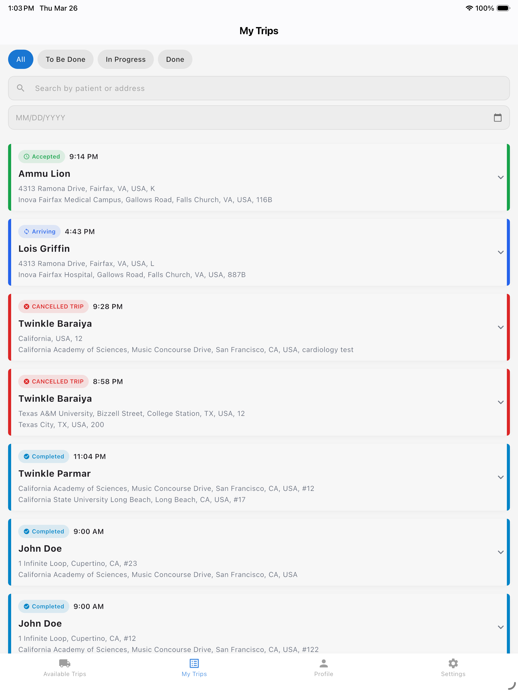 SwiftMed Driver screenshot 8