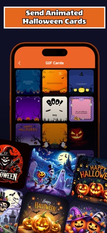 Halloween Wishes & DP Maker iPhone screenshot