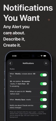 Usage for Claude screenshot