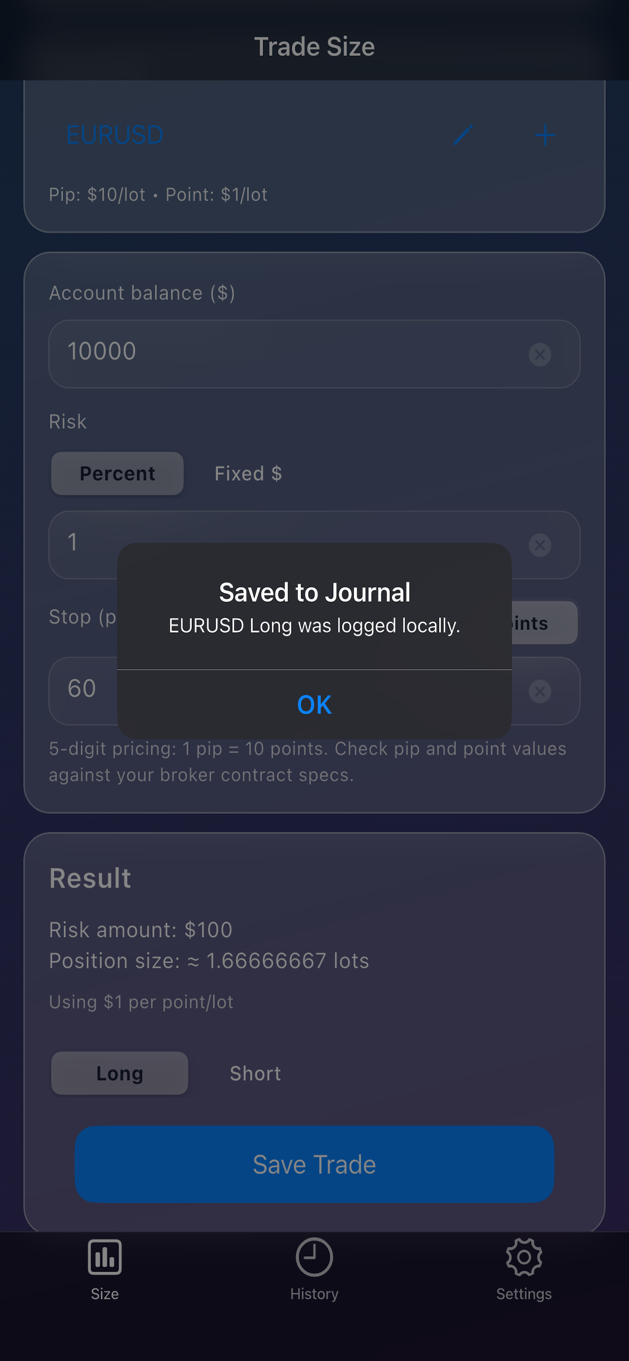 TradeFlow Risk Assistant screenshot 4