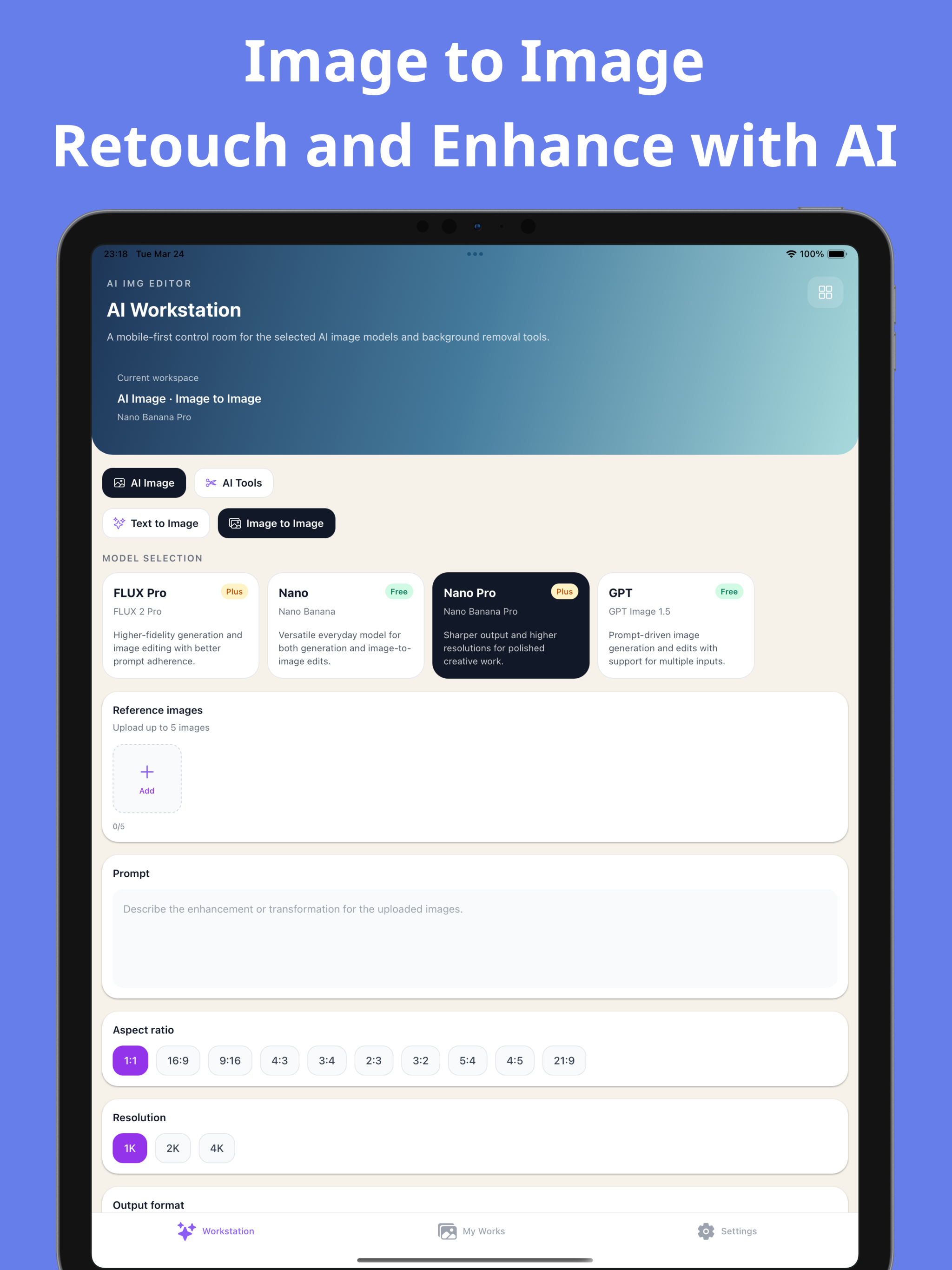 AI Photo Generator & Editor