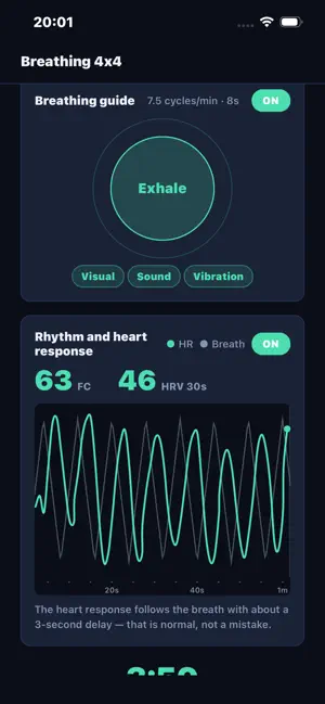 Vagal Sense: HRV & Vagus Nerve screenshot 2