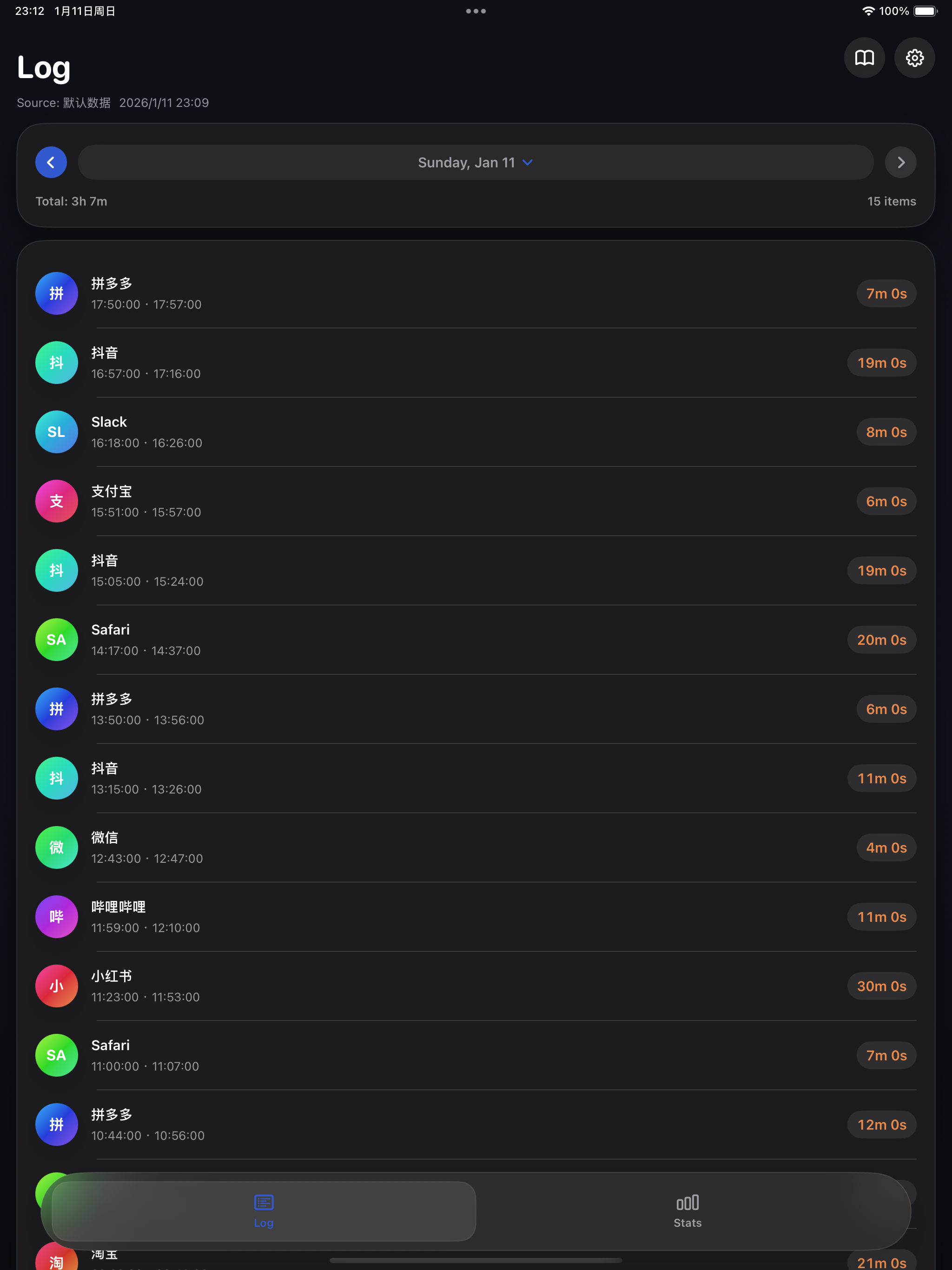 Timeflow · See your time