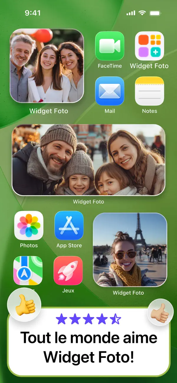 Screenshot #2 pour Widget photo.