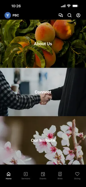 Parker Bible Church screenshot 1