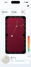Pool Shot Calculator & Trainer screenshot