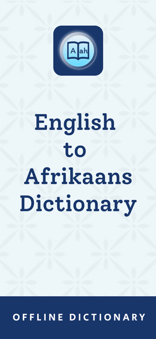 Afrikaans Dictionary - Offline Screenshot 1 of 8