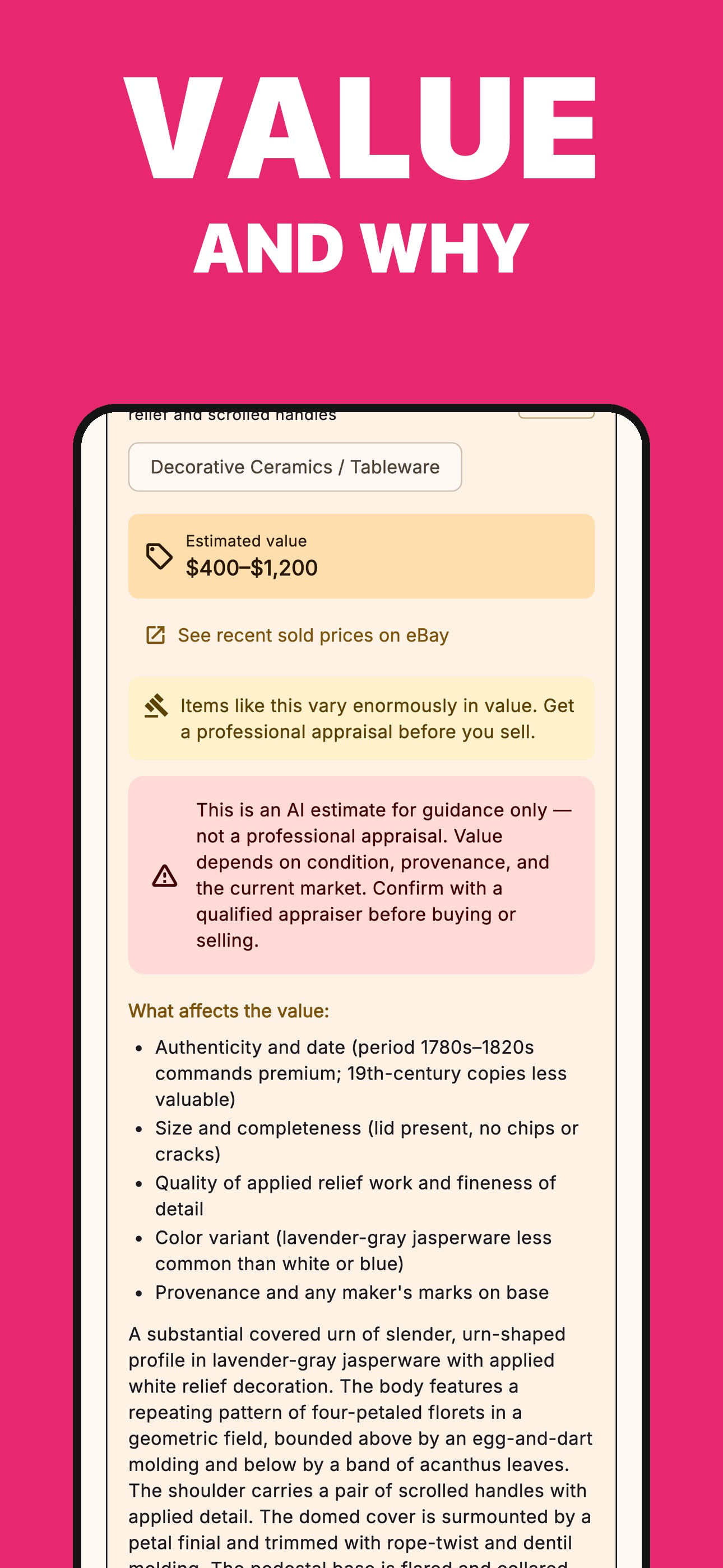 Screenshot 2 of Vintio: Antique Identifier