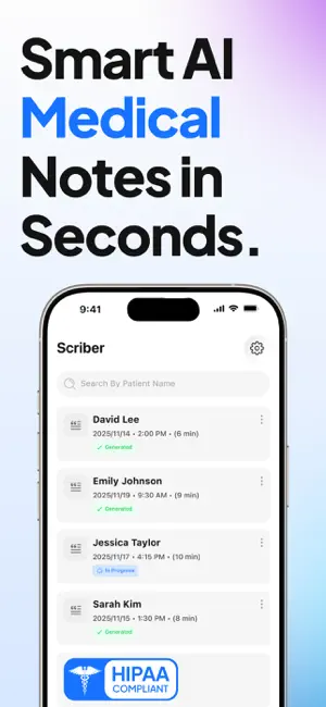 AI Medical Scribe & Clinician screenshot 1